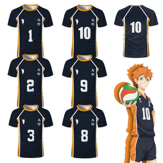 Haikyuu Jersey - Karasuno Home Kit