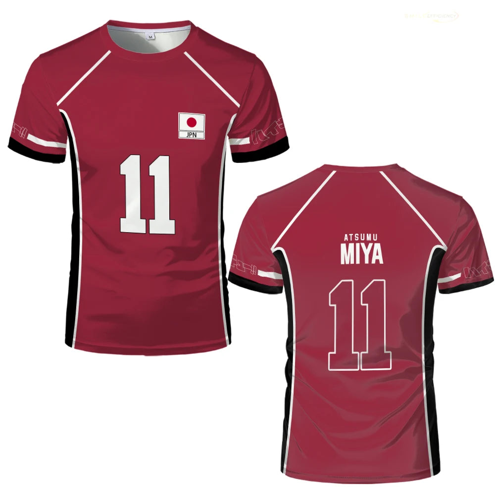 Haikyuu Jersey - Fukurodani Red Kit