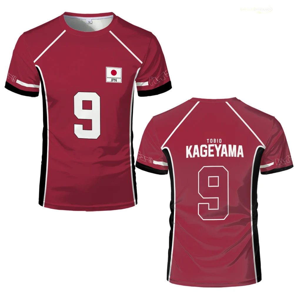 Haikyuu Jersey - Fukurodani Red Kit