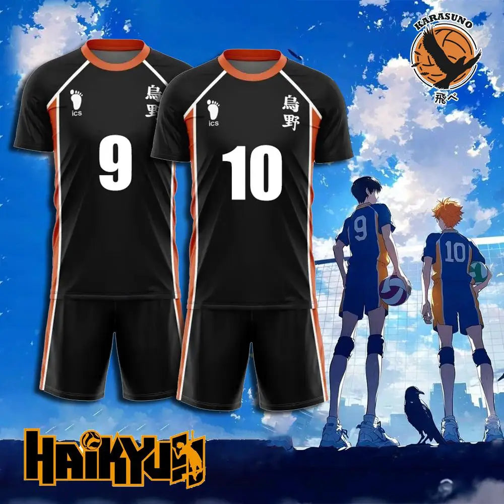 Haikyuu Jersey - Karasuno Home Kit Full Set