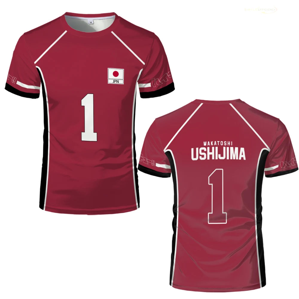 Haikyuu Jersey - Fukurodani Red Kit