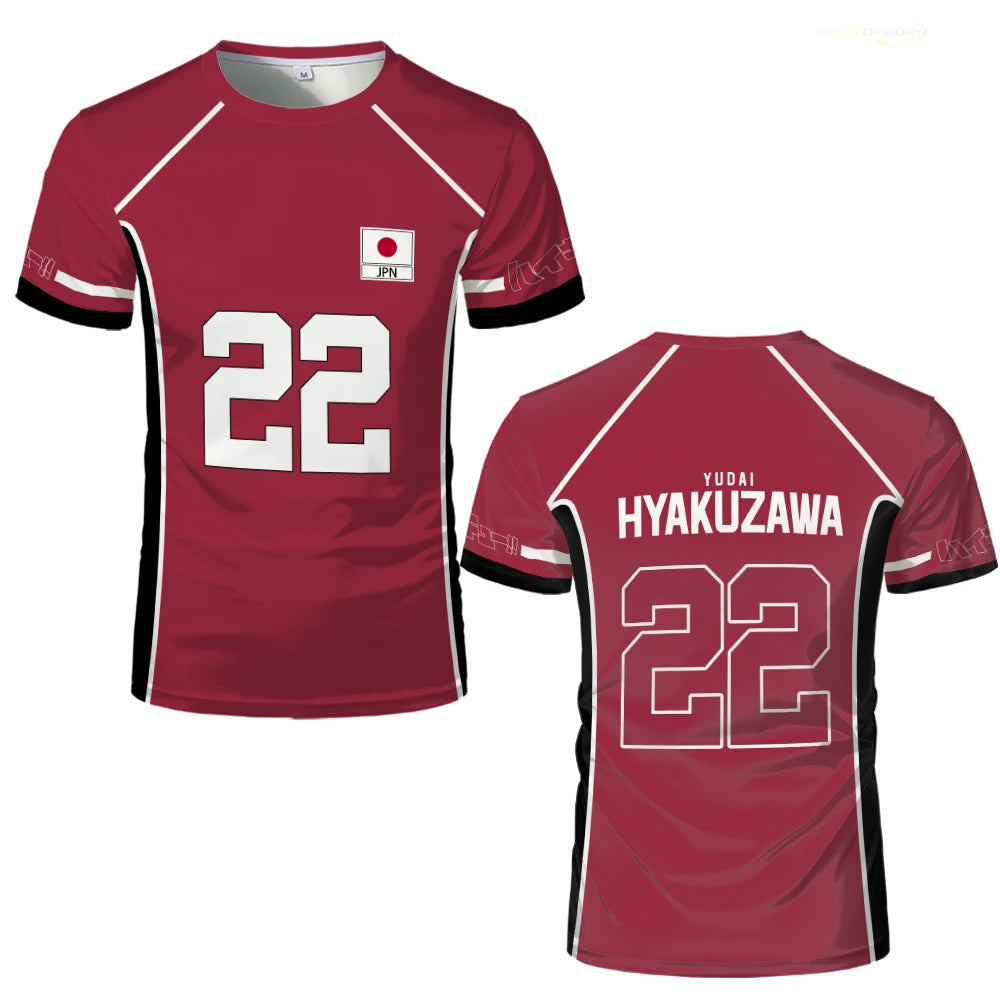 Haikyuu Jersey - Fukurodani Red Kit